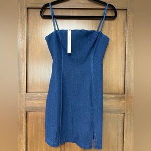 Susana Monaco Dark Blue Denim Mini Dress